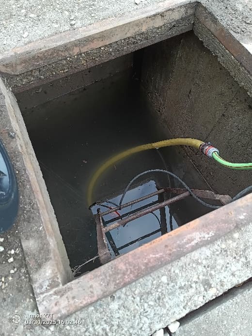 Csőtörés bemérés Tatabánya – helyszíni fotó